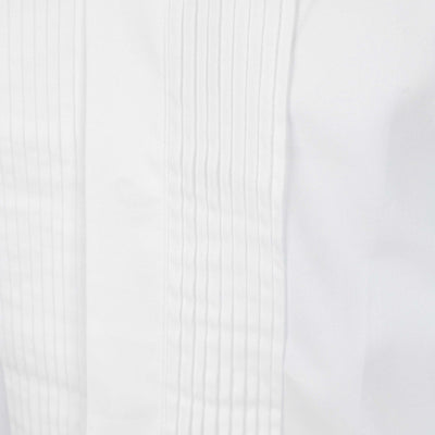 Remus Ashton Dinner Shirt in White Bib