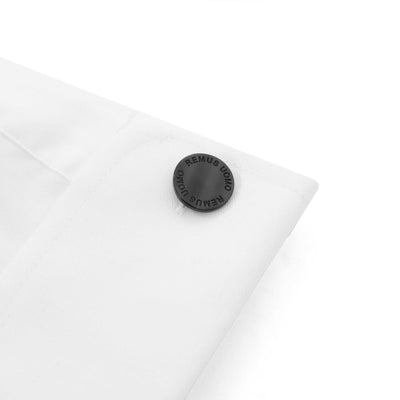 Remus Ashton Dinner Shirt in White Cuff Detail