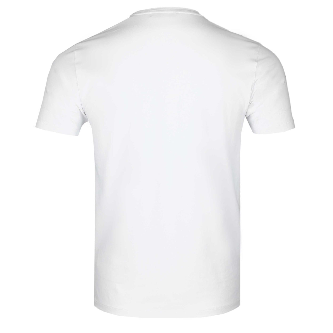 Remus Uomo Basic Crew Neck T Shirt in White Back