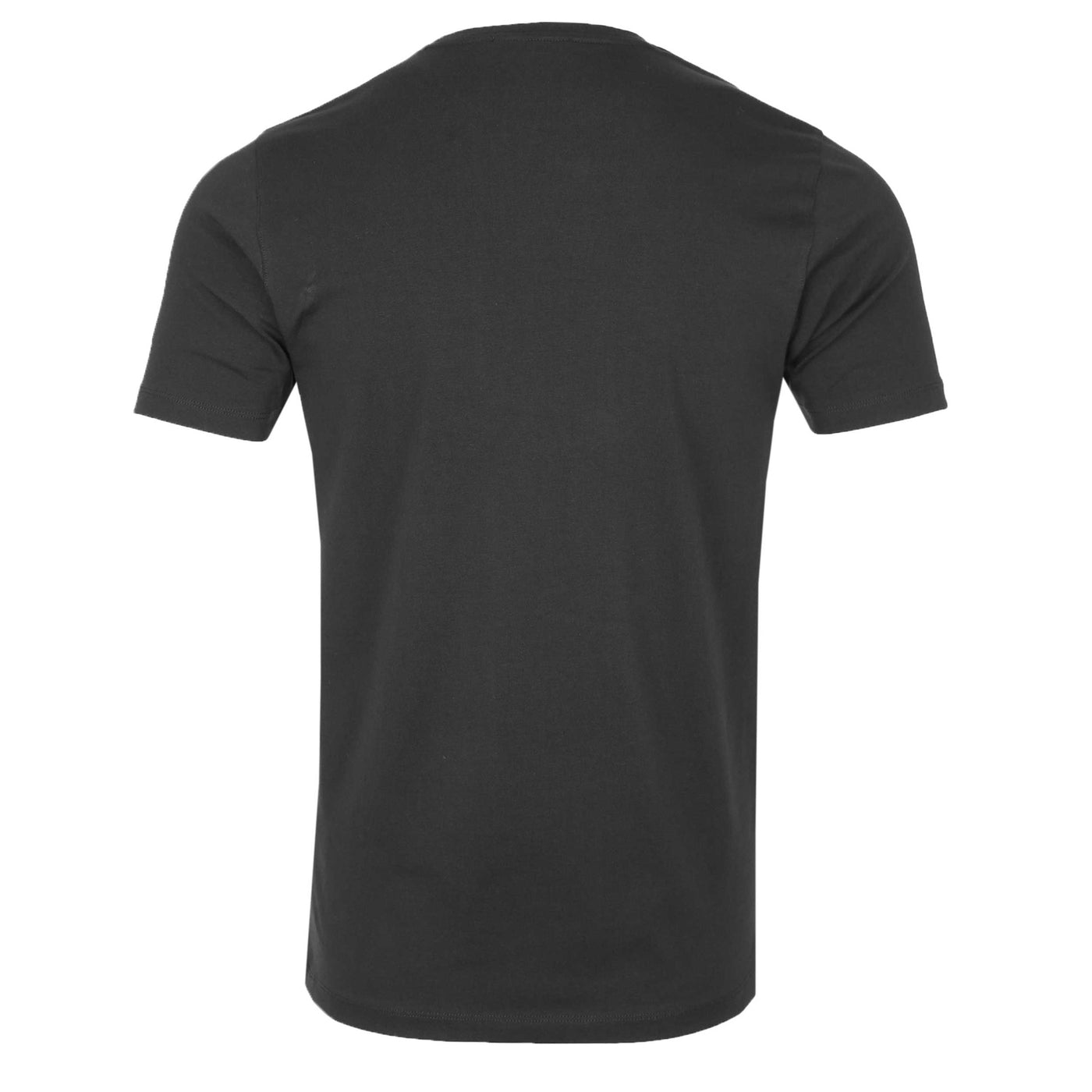 Remus Uomo Basic Crew Neck T-Shirt in Black Back
