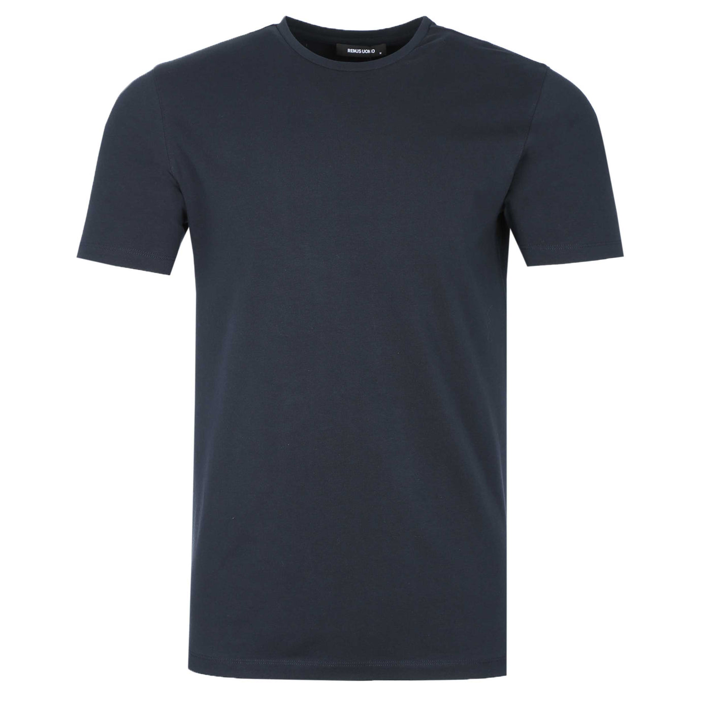 Remus Uomo Basic Crew Neck T-Shirt in Navy