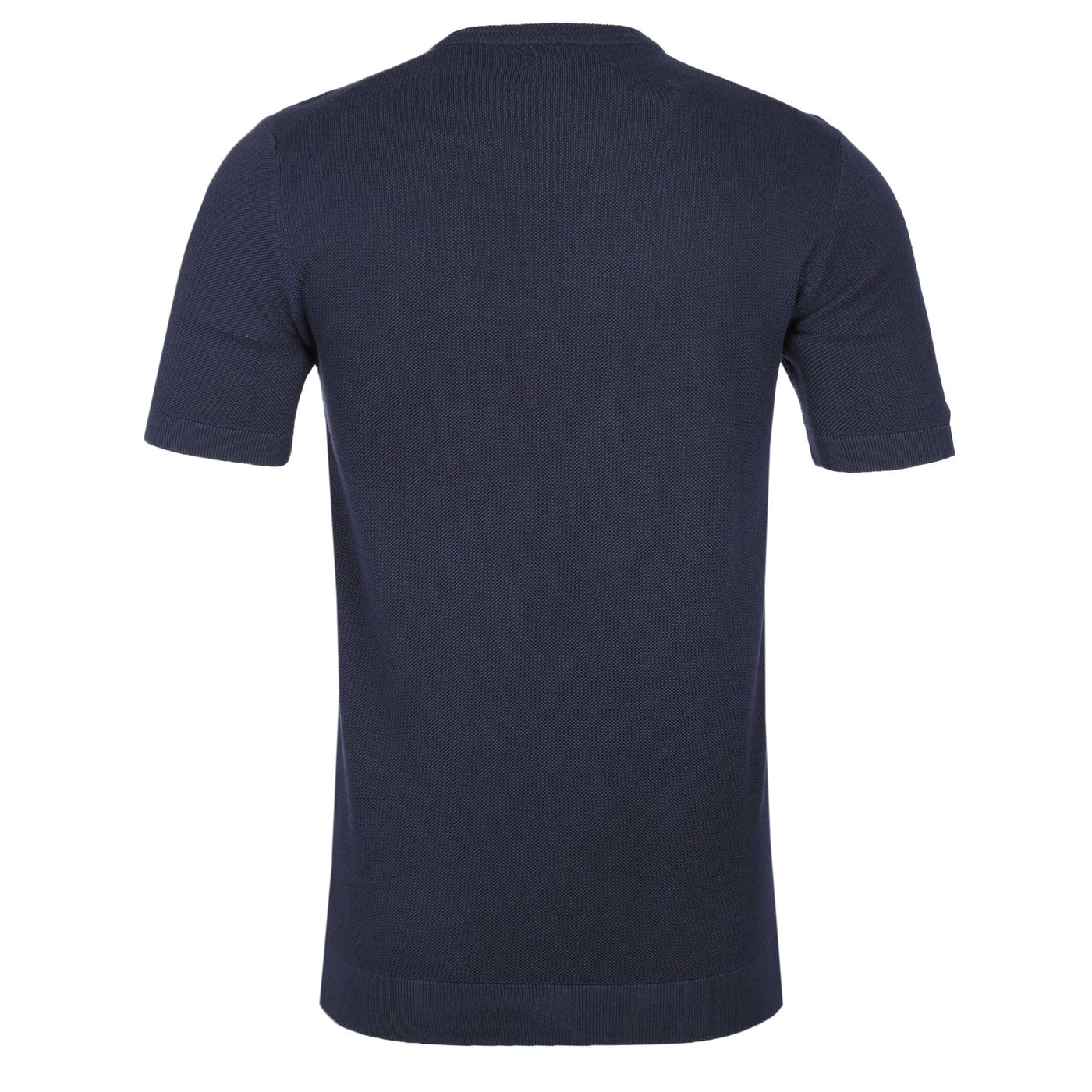 Remus Uomo Knitted T Shirt in Navy