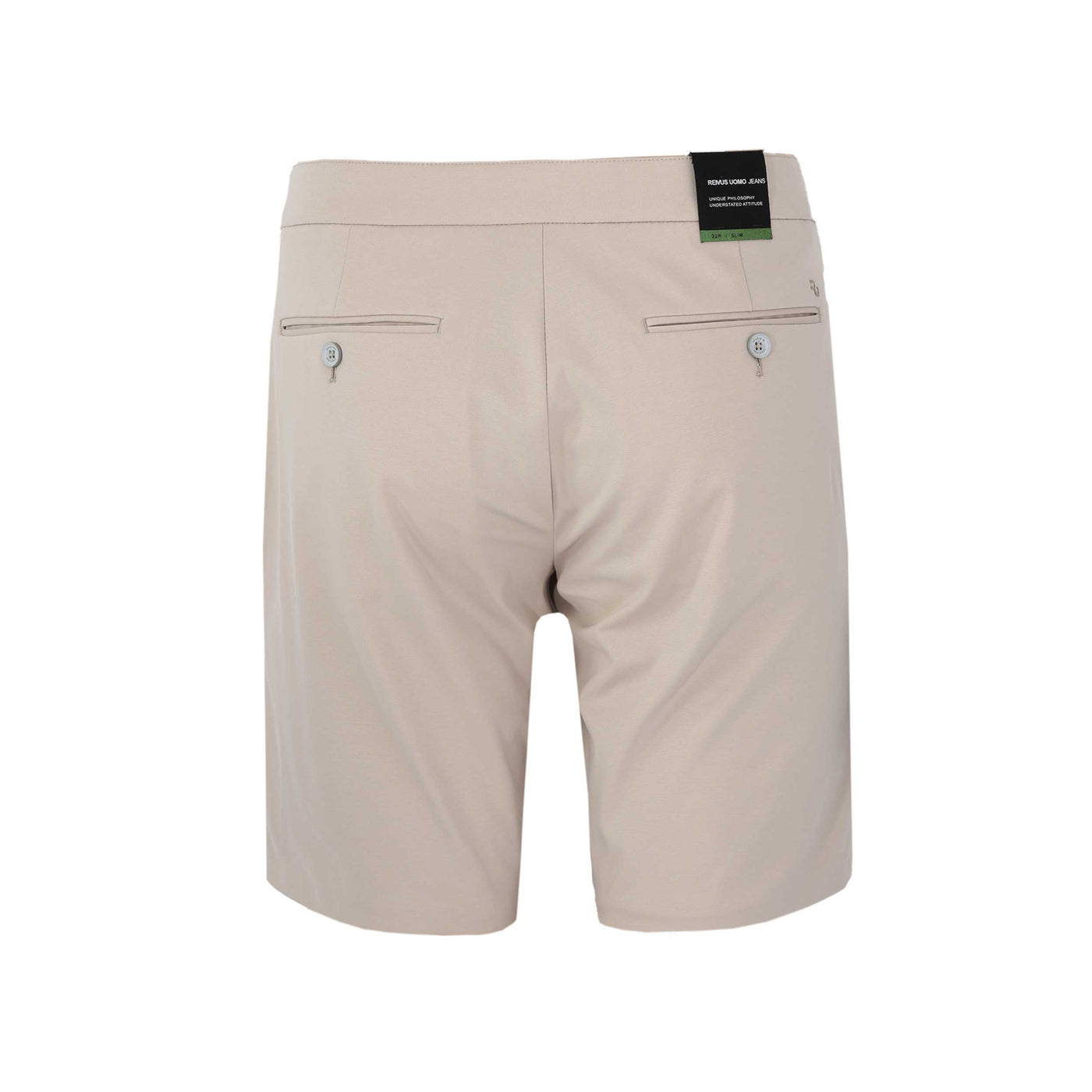 Remus Uomo Sondrio Short in Beige Back