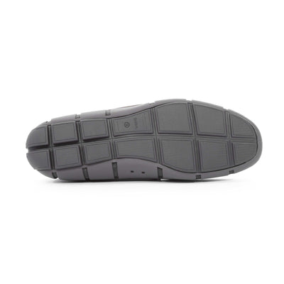 Swims Penny Loafer Shoe in Charcoal Sole
