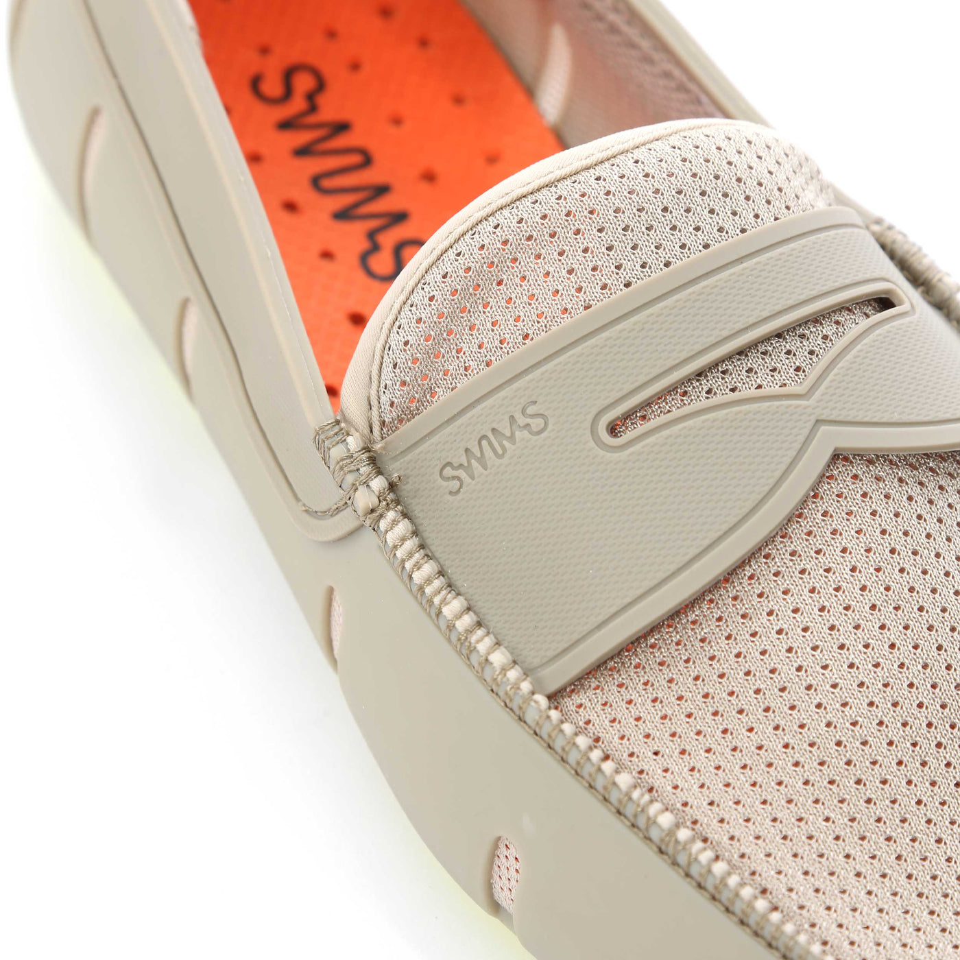 Swims Penny Loafer Shoe in Sand Dune Detail