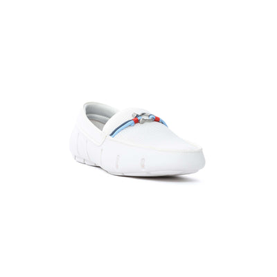 Swims Riva Loafer Shoe in White Toe
