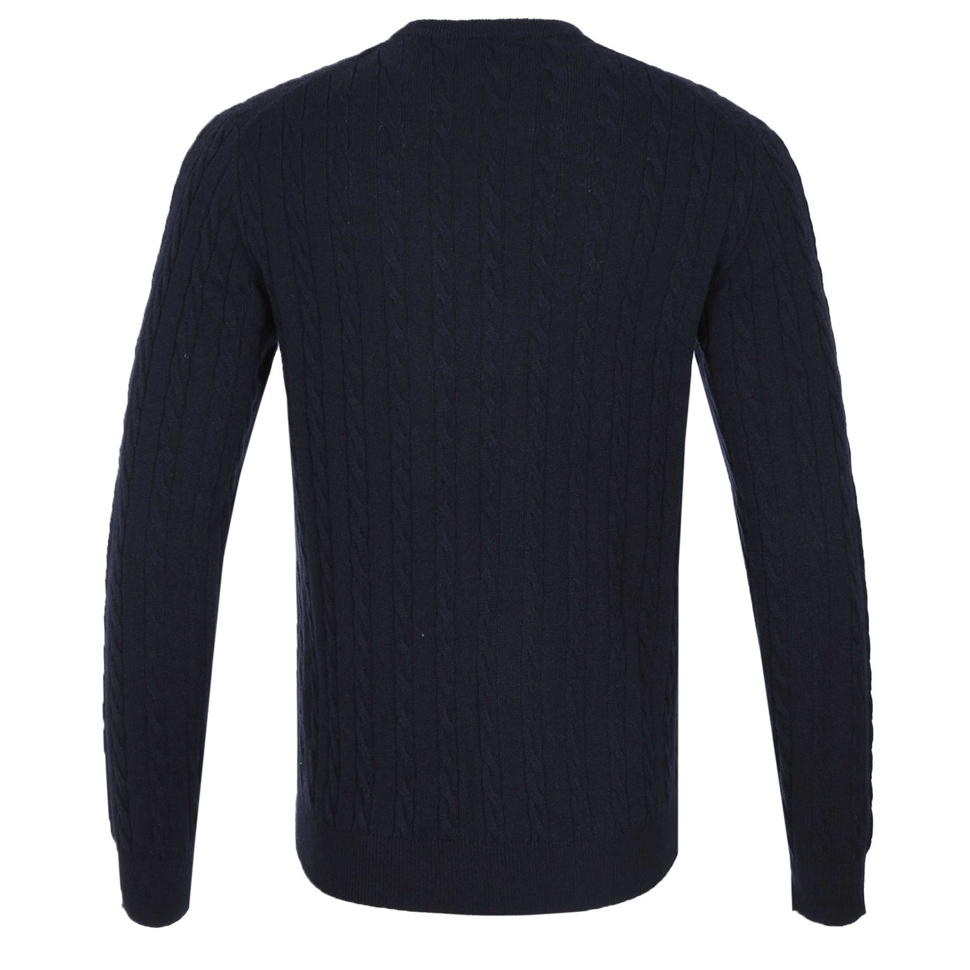 Thomas Maine Cashmere Crew Neck Knitwear in Navy