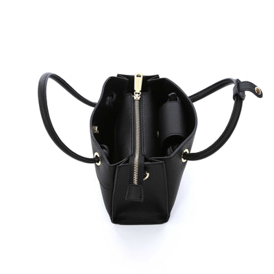 Valentino Bags Alexia Mini Shopper Ladies Bag in Black