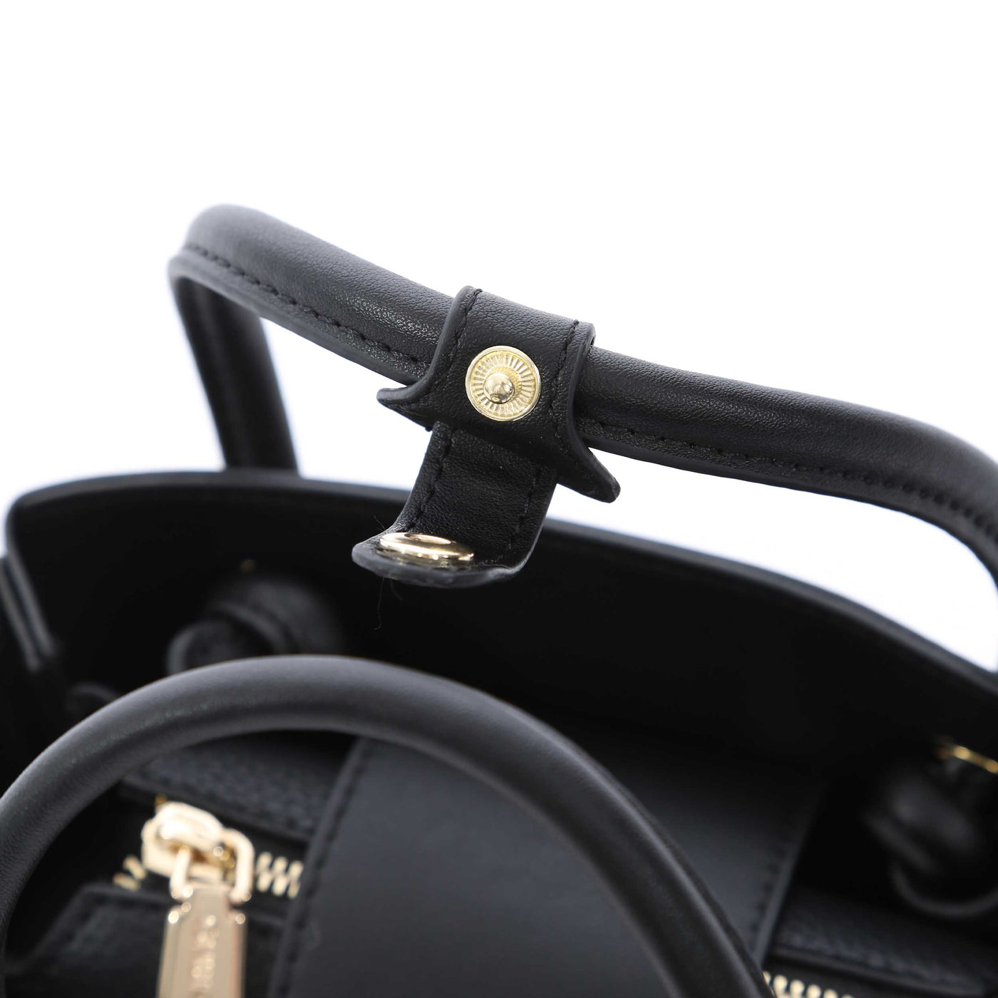 Valentino Bags Alexia Mini Shopper Ladies Bag in Black