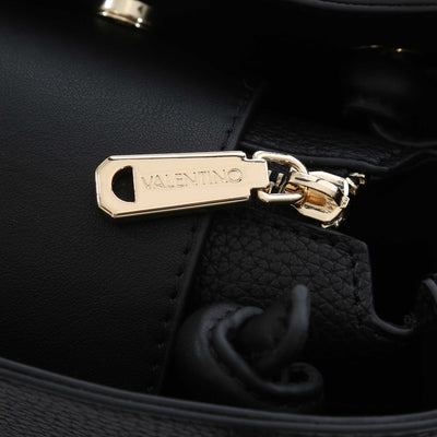 Valentino Bags Alexia Mini Shopper Ladies Bag in Black