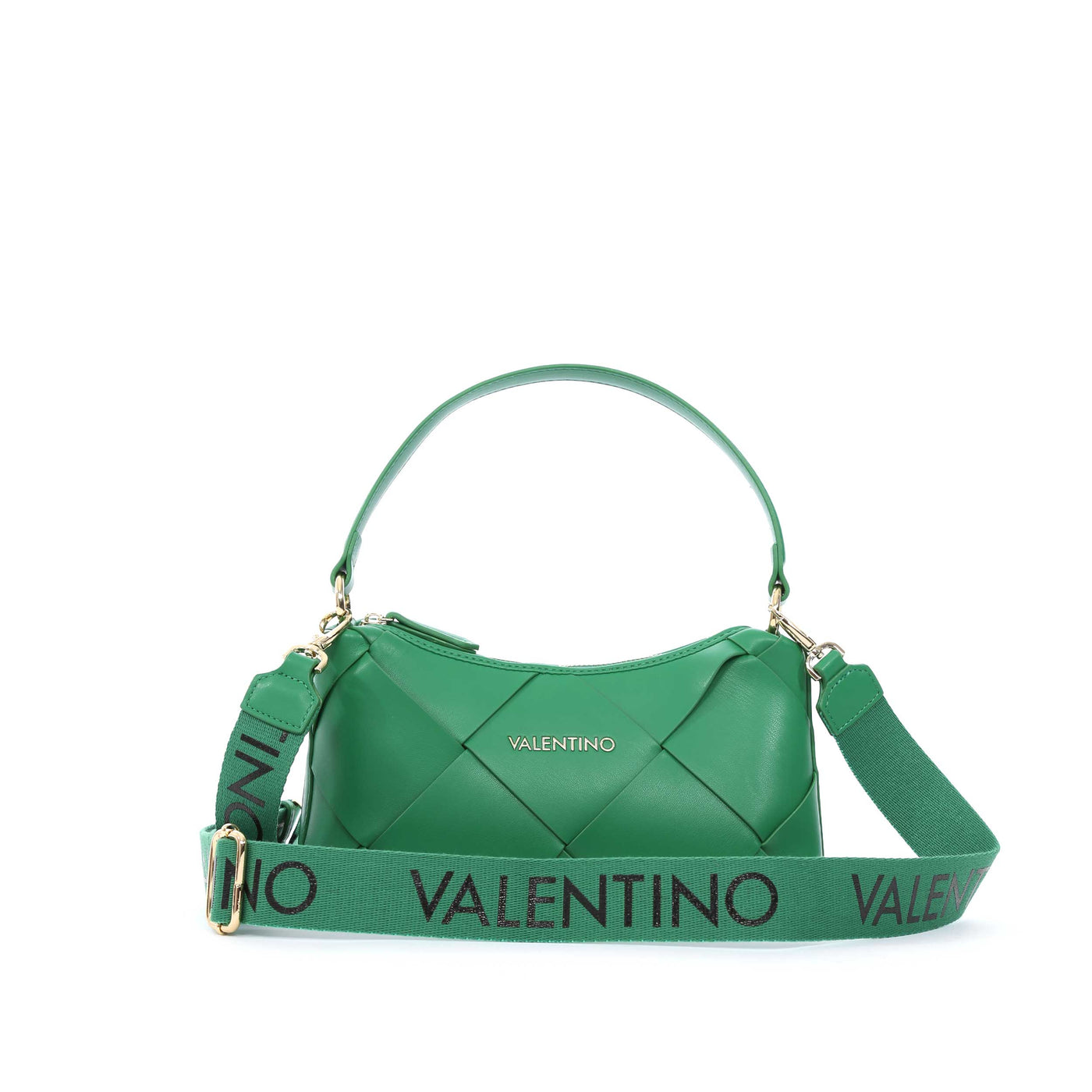 Valentino Bags Ibiza Ladies Shoulder Bag in Green Shoulder Strap