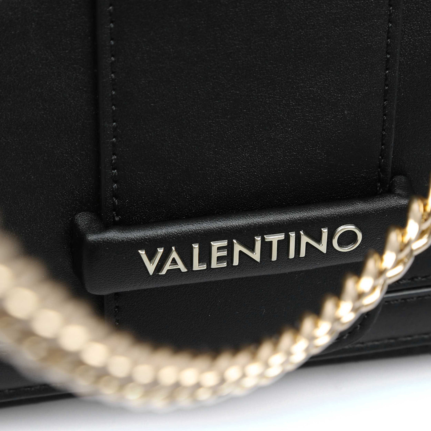 Valentino Bags Bonsai Shoulder Bag in Black Logo