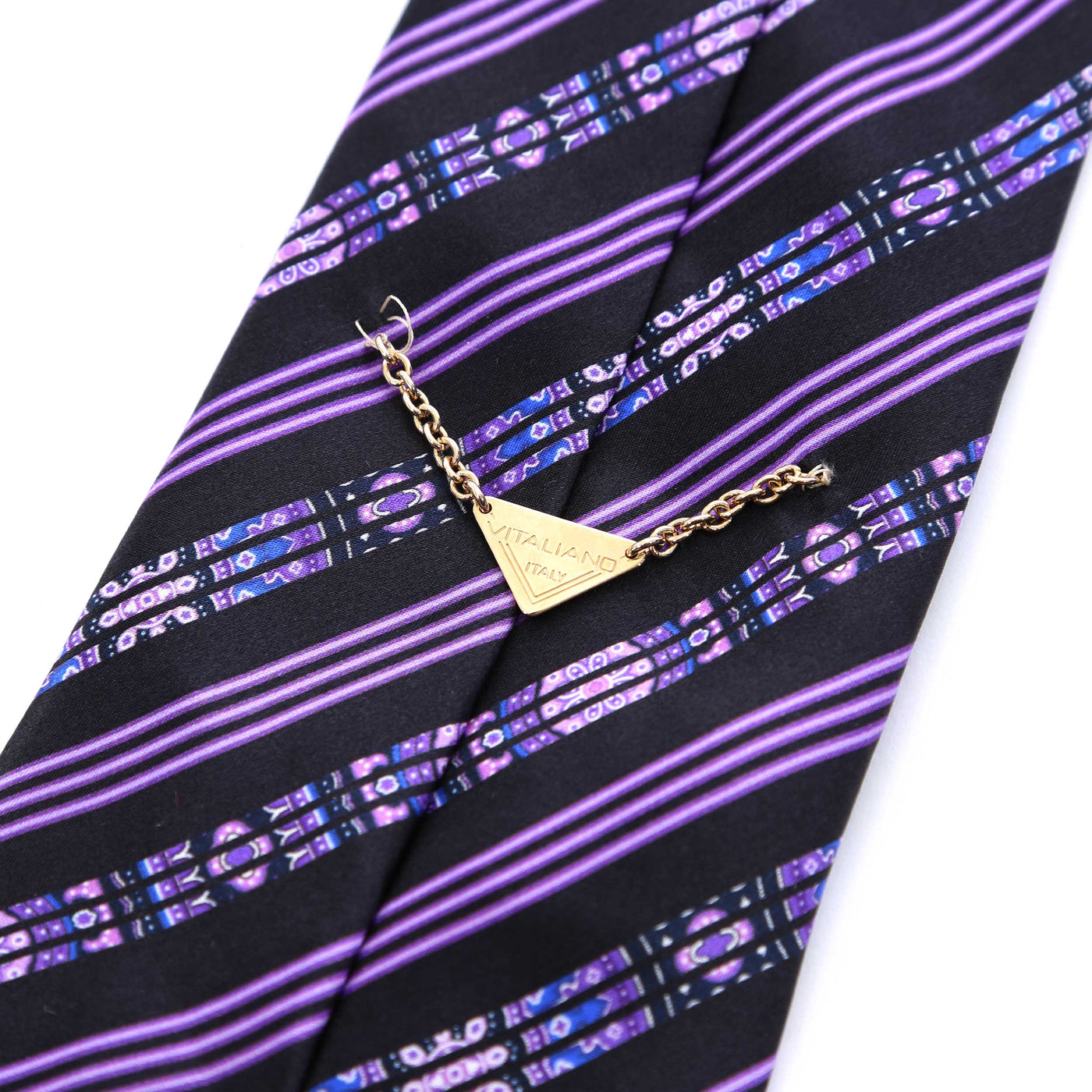 Vitaliano Pancaldi Tie in Purple Back