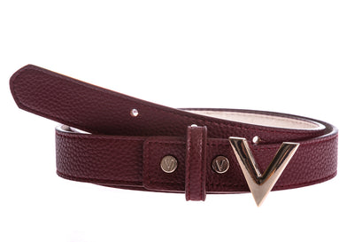 Valentino Bags Forever Belt in Bordeaux