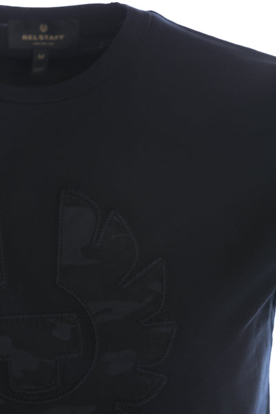 Belstaff Applique Camo T Shirt in Dark Ink