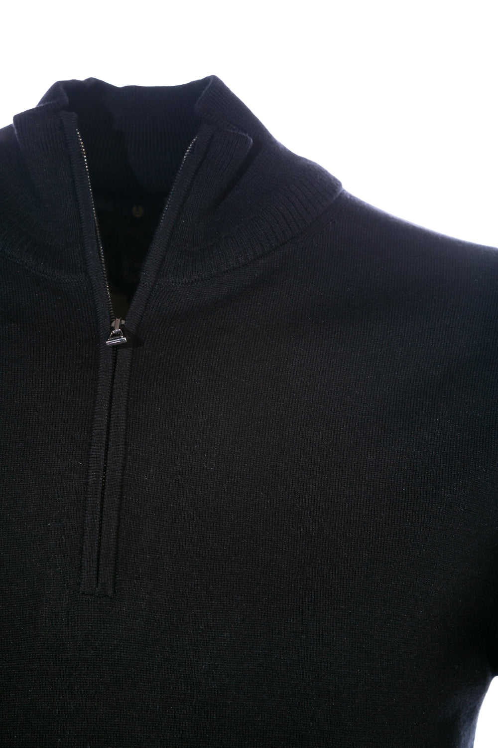 Belstaff Bay Half Zip Knitwear in Black