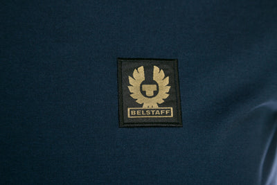 Belstaff Classic T-Shirt in Dark Ink Logo Close Up