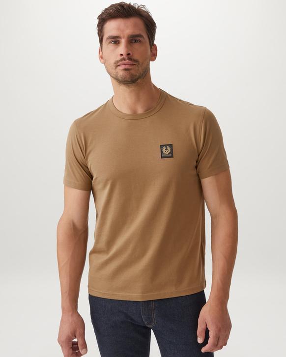 Belstaff Classic T-Shirt in Red Ochre Model 1