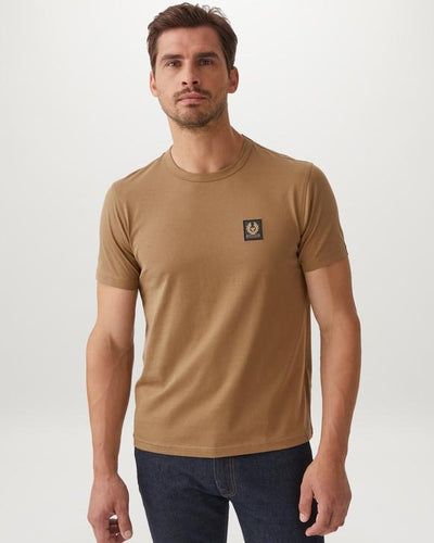 Belstaff Classic T-Shirt in Red Ochre Model 1