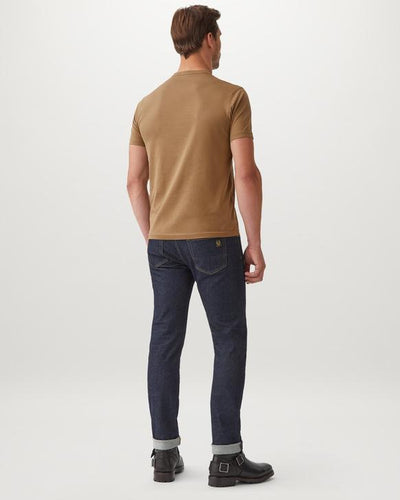 Belstaff Classic T-Shirt in Red Ochre Model 2