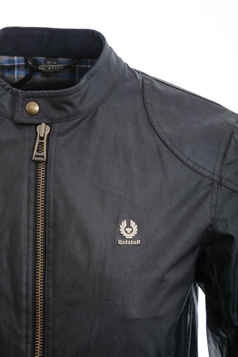 Belstaff Kelland Waxed Jacket in Dark Navy Belstaff Norton Barrie
