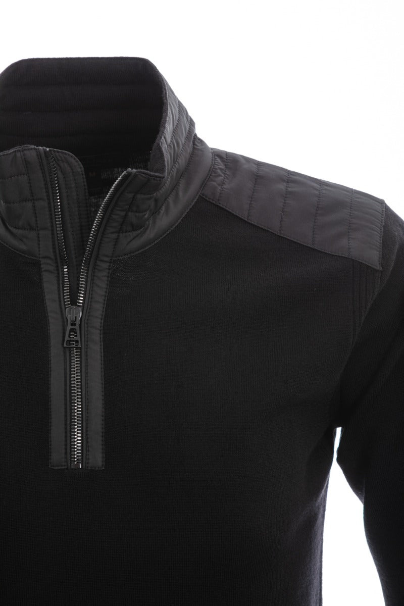 Belstaff Kilmington Knitwear in Black Shoulder