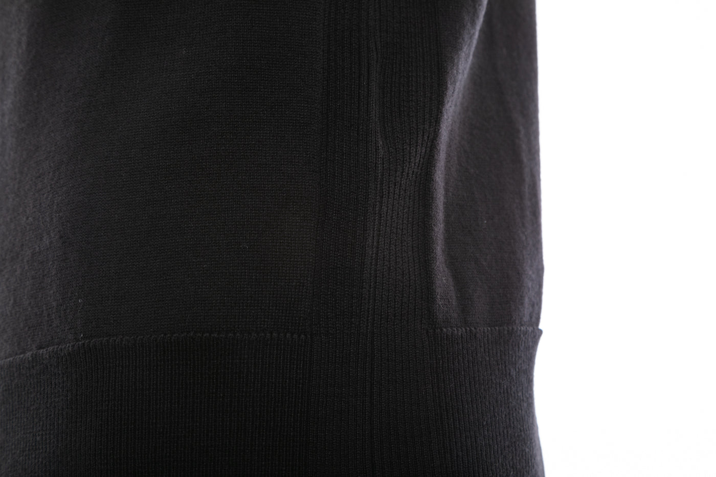 Belstaff Kilmington Knitwear in Black Side Seam