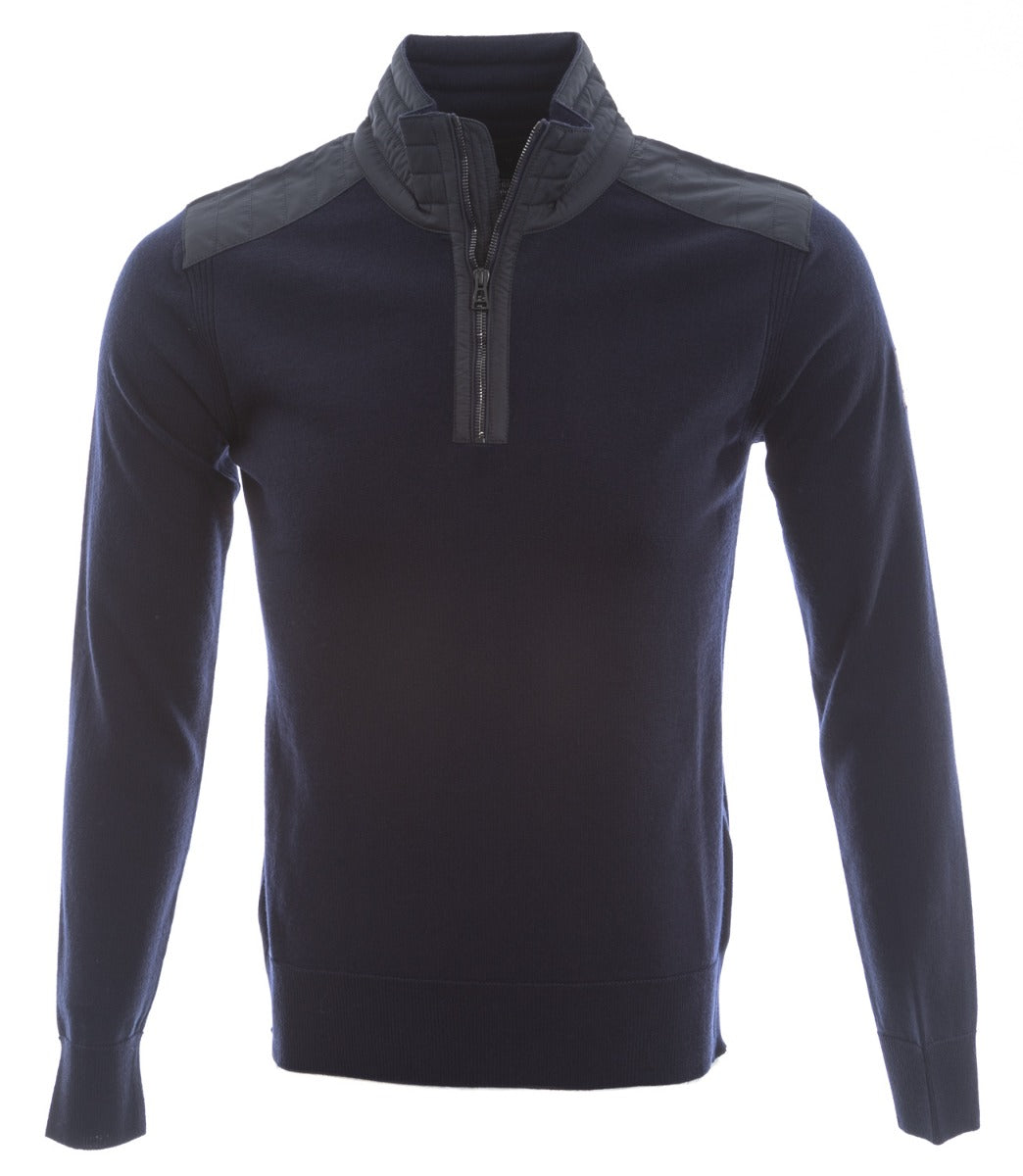 Belstaff Kilmington Knitwear in Washed Navy Front