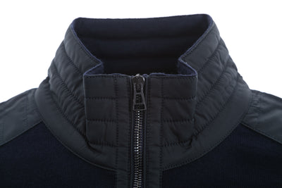 Belstaff Kilmington Knitwear in Washed Navy Zip