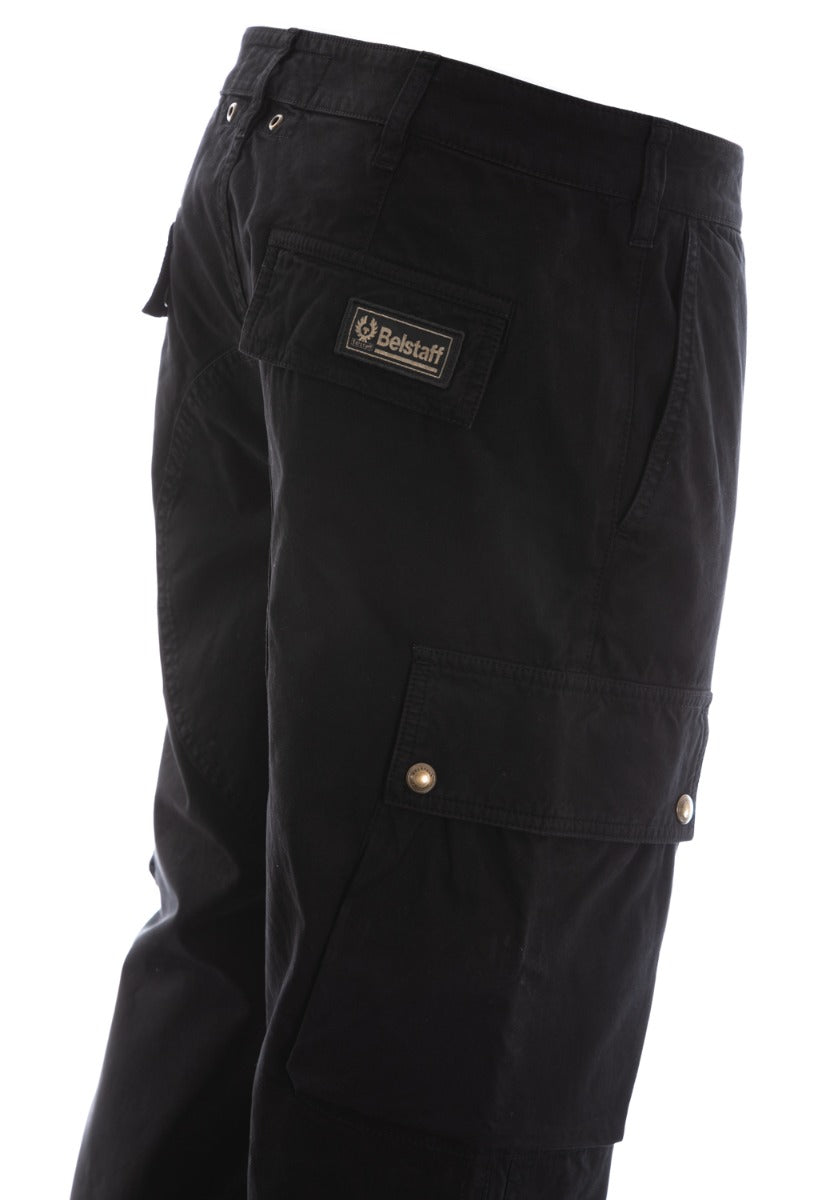 Belstaff Trailmaster Cargo Trouser in Black Side