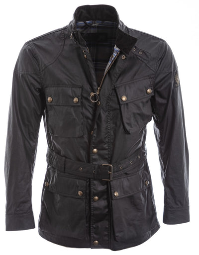 Belstaff Trialmaster Jacket in Black Front