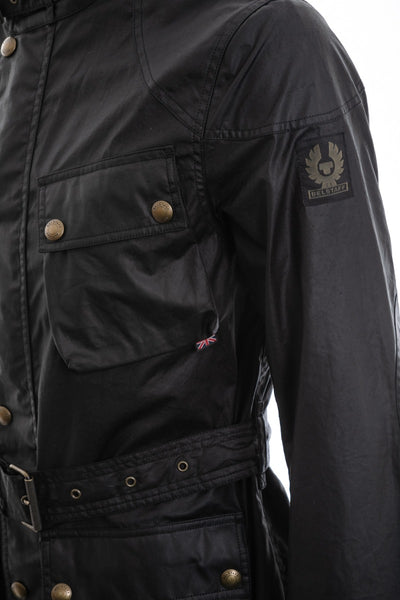 Belstaff Trialmaster Jacket in Black Logo 2