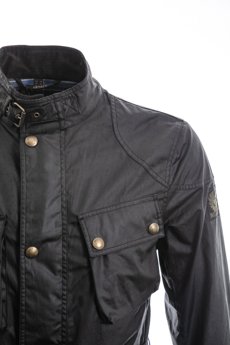 Belstaff Trialmaster Jacket in Black Shoulder