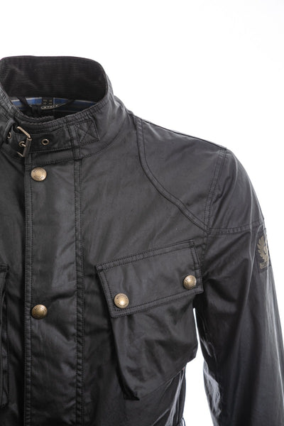 Belstaff Trialmaster Jacket in Black Shoulder