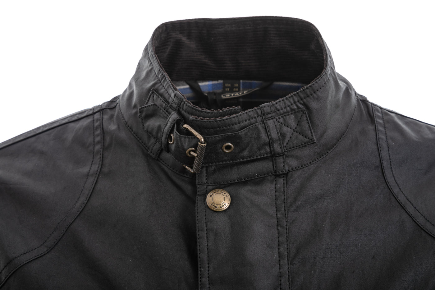Belstaff Trialmaster Jacket in Black Throat Latch