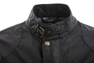 Belstaff Trialmaster Jacket in Black Throat Latch