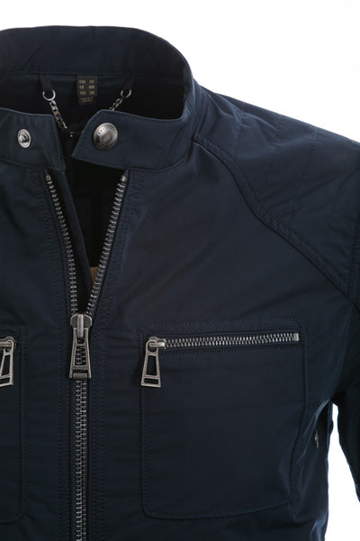 Belstaff Weybridge Jacket in Dark Ink Shoulder