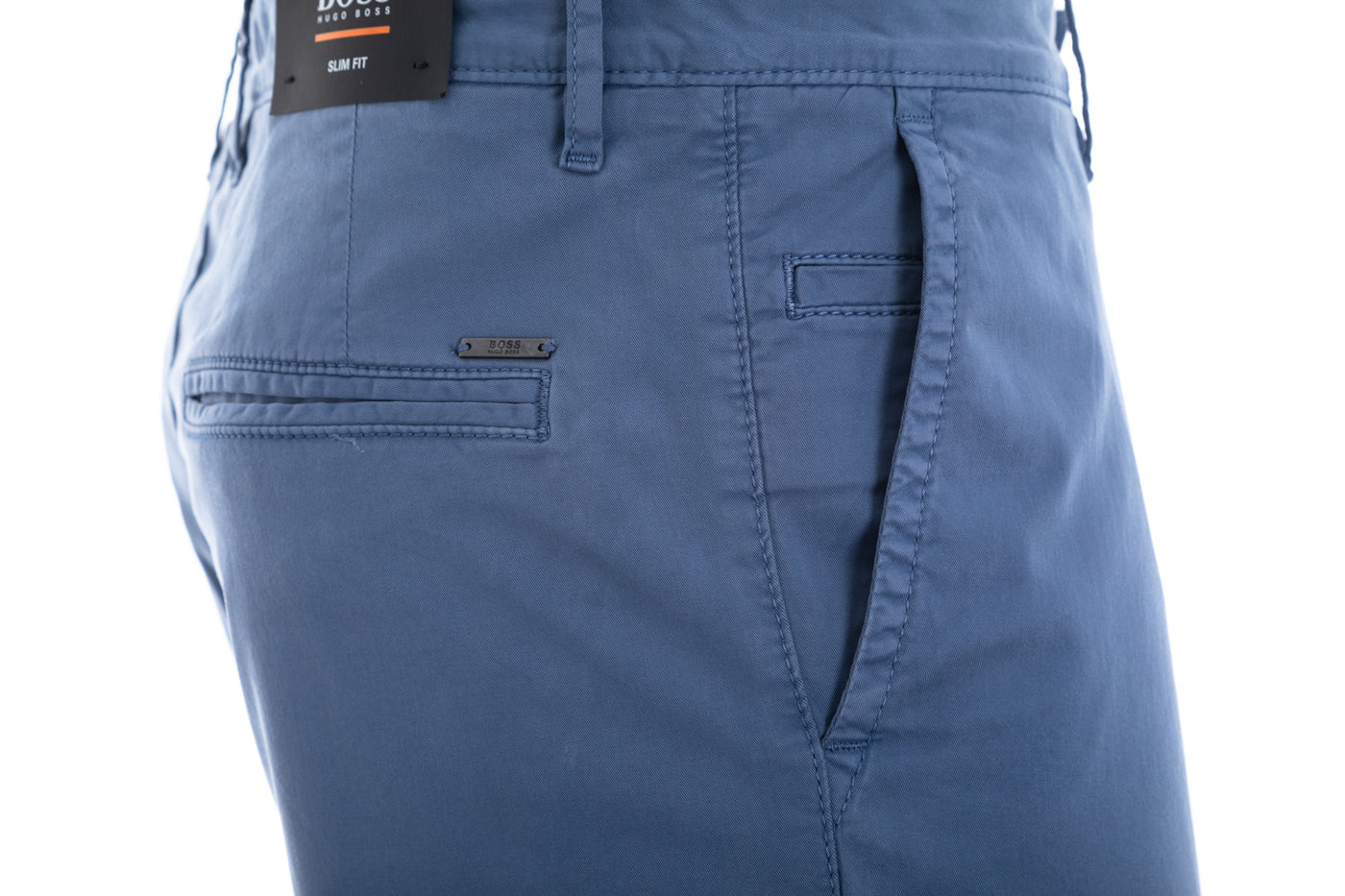 BOSS Schino-Slim-Shorts 2 Short in Airforce Blue Pocket