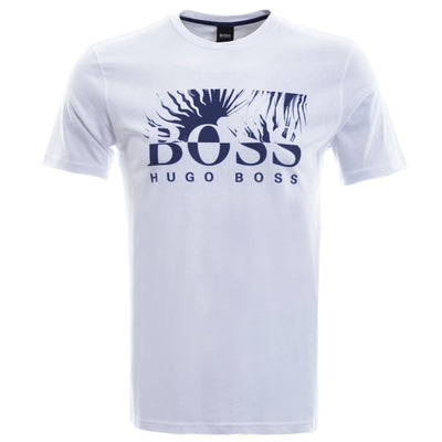 BOSS Teally T Shirt in White Main