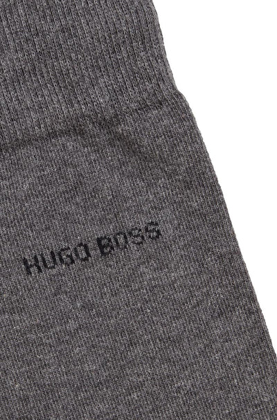 BOSS 2 Pack RS Uni Colours Sock in Black & Grey