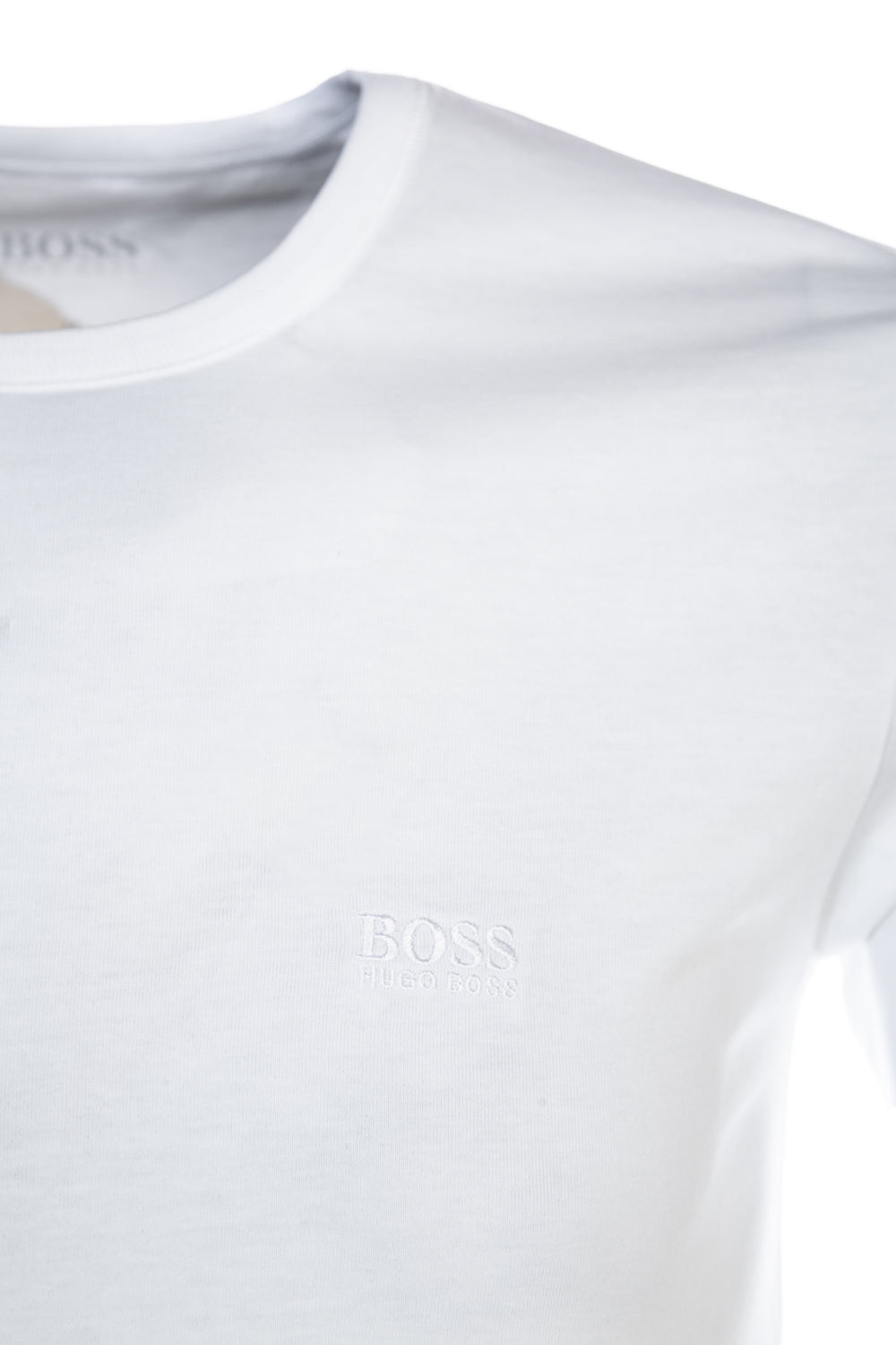 BOSS 3 Pack RN T-Shirt in Khaki, Navy & White