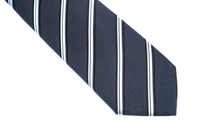 BOSS 7.5cm Tie in Navy Stripe