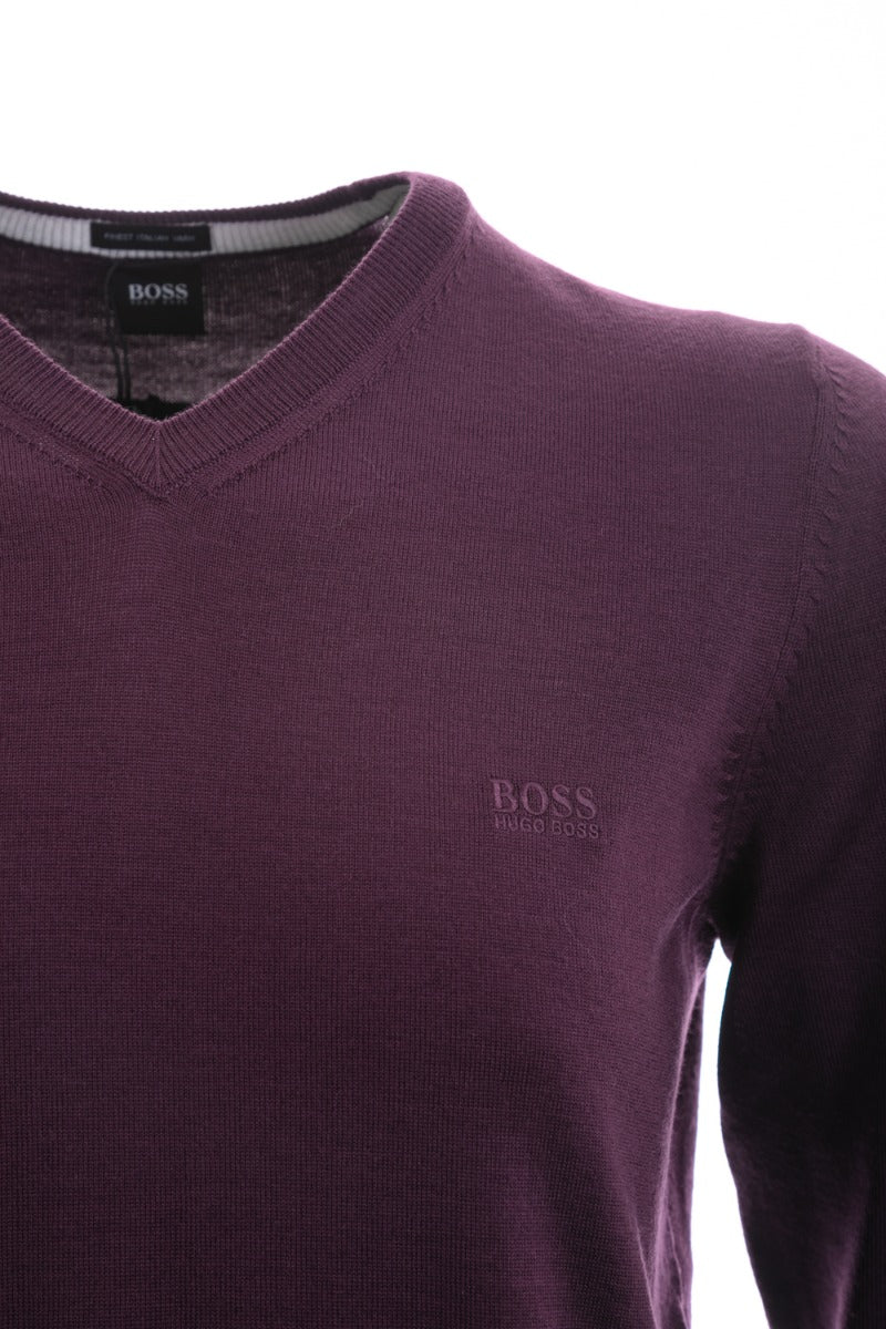 BOSS Baram-L Knitwear in Purple