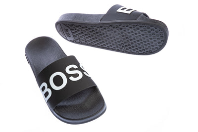 BOSS Bay_Slid Slide in Black & White