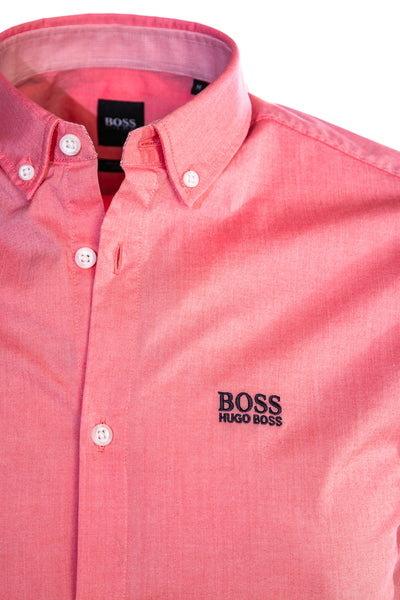 BOSS Biadia_R Short Sleeve Shirt in Bright Red