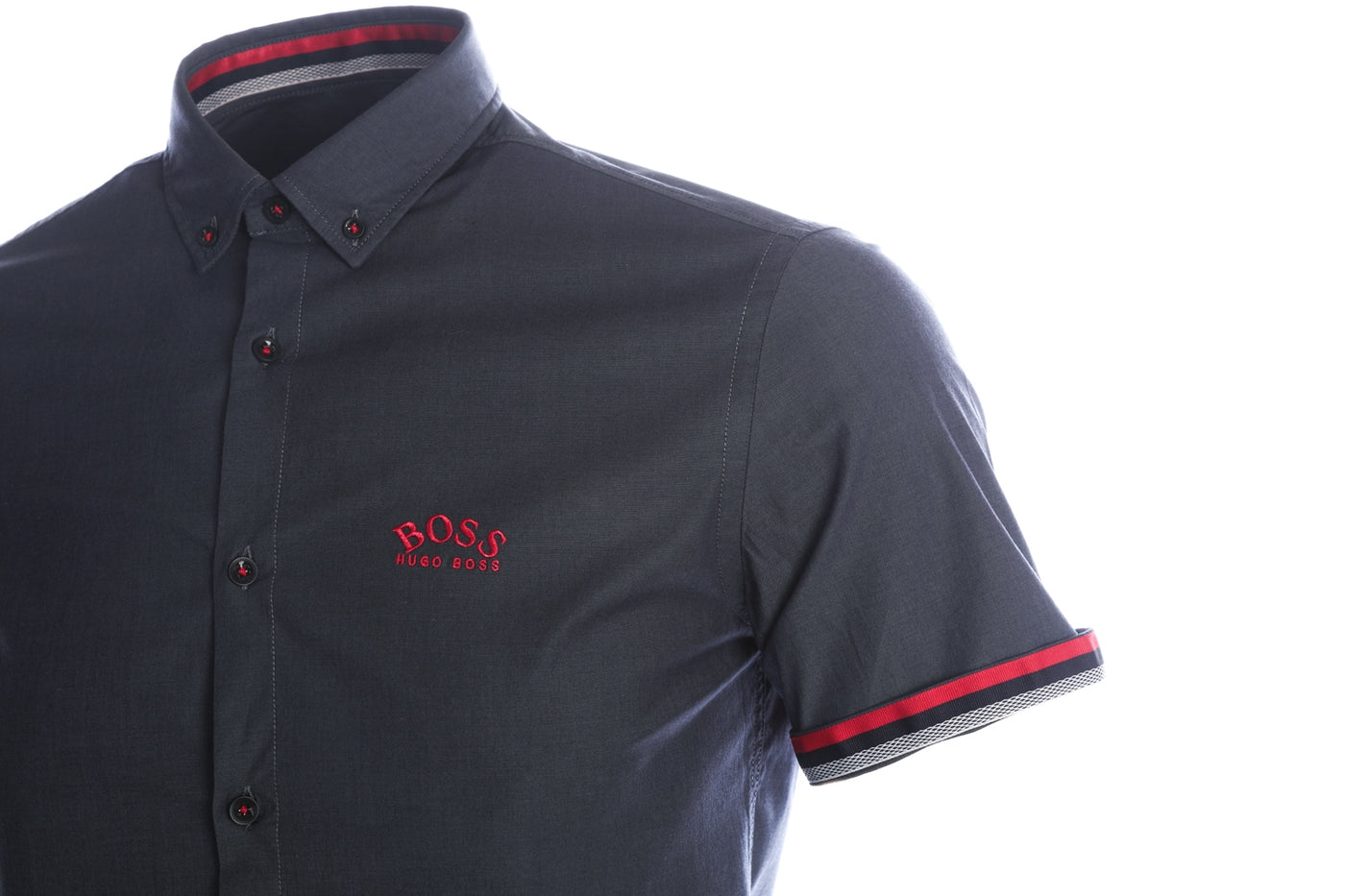 BOSS Biadia_R Short Sleeve Shirt in Navy