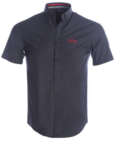 BOSS Biadia_R Short Sleeve Shirt in Navy