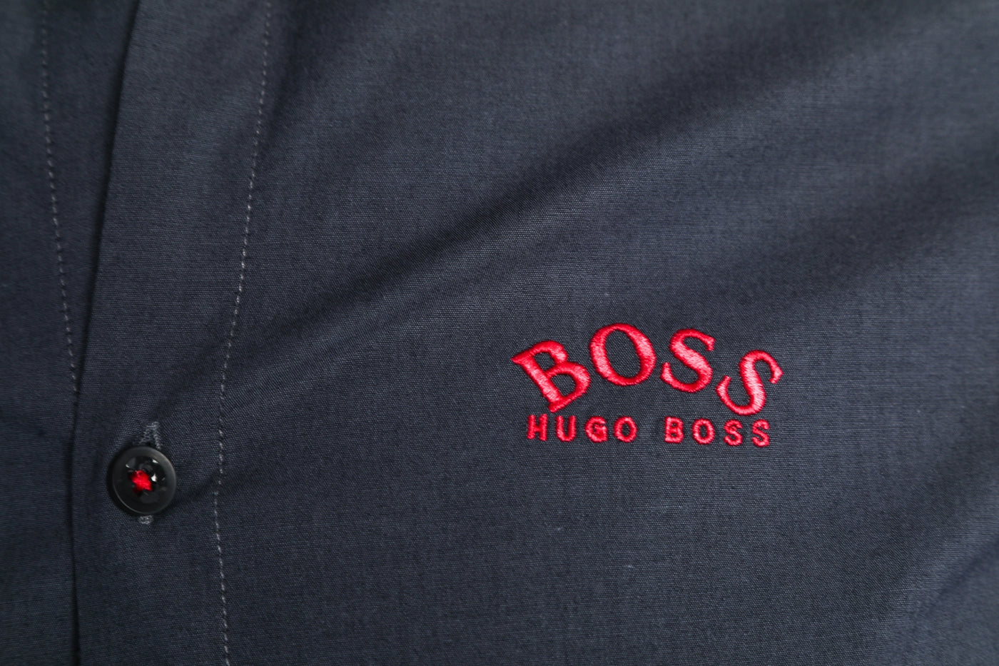 BOSS Biadia_R Short Sleeve Shirt in Navy