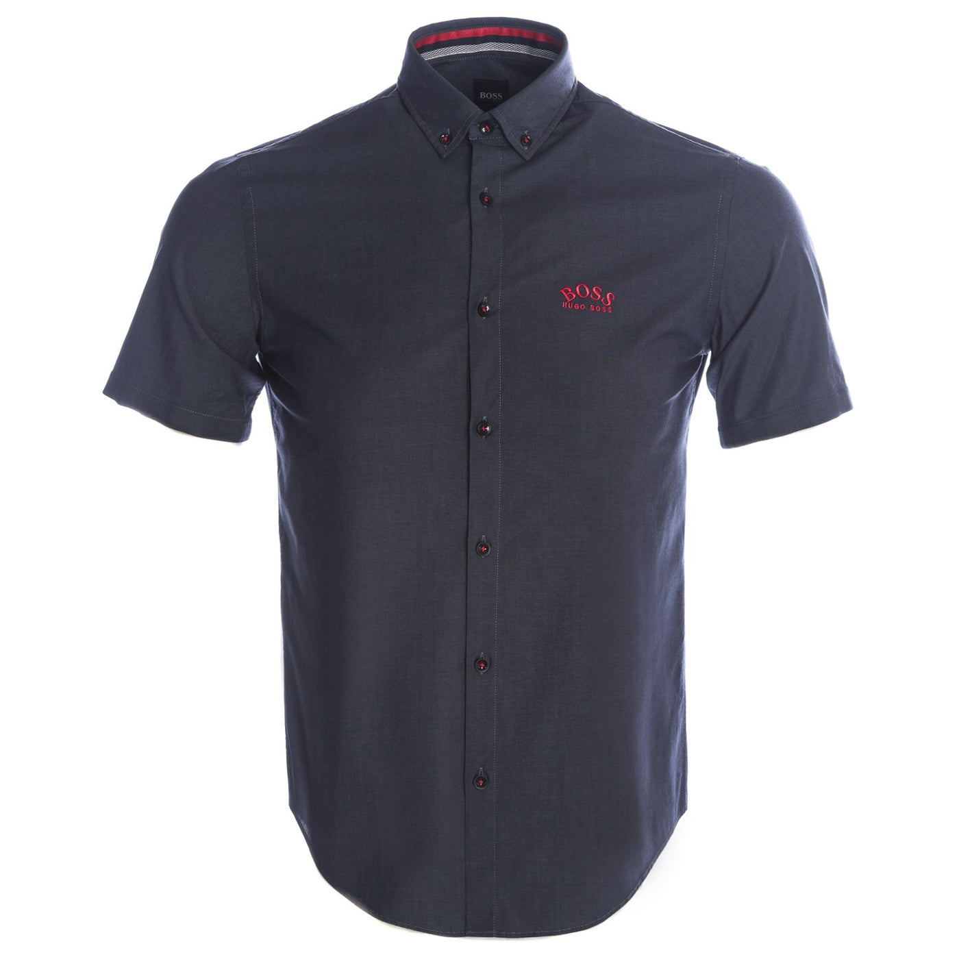 BOSS Biadia_R Short Sleeve Shirt in Navy