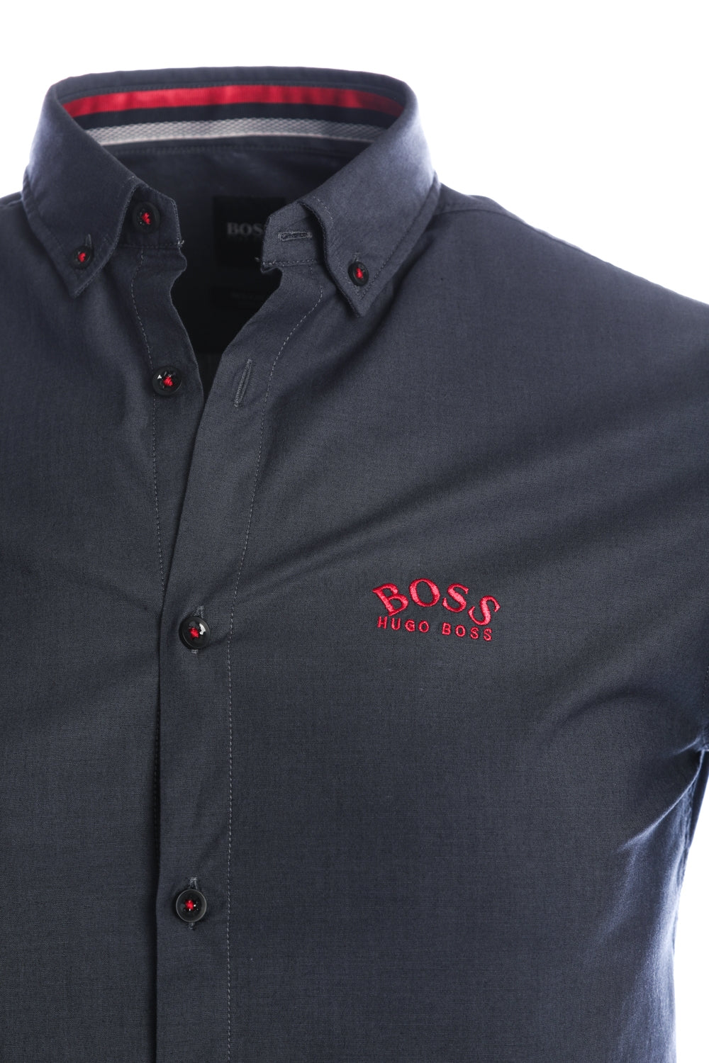 BOSS Biadia_R Short Sleeve Shirt in Navy
